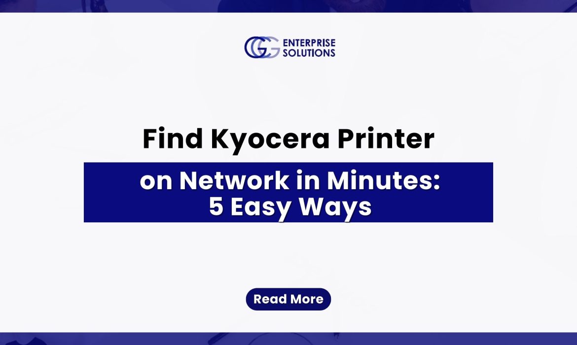 Find Kyocera Printer on Network in Minutes: 5 Easy Ways