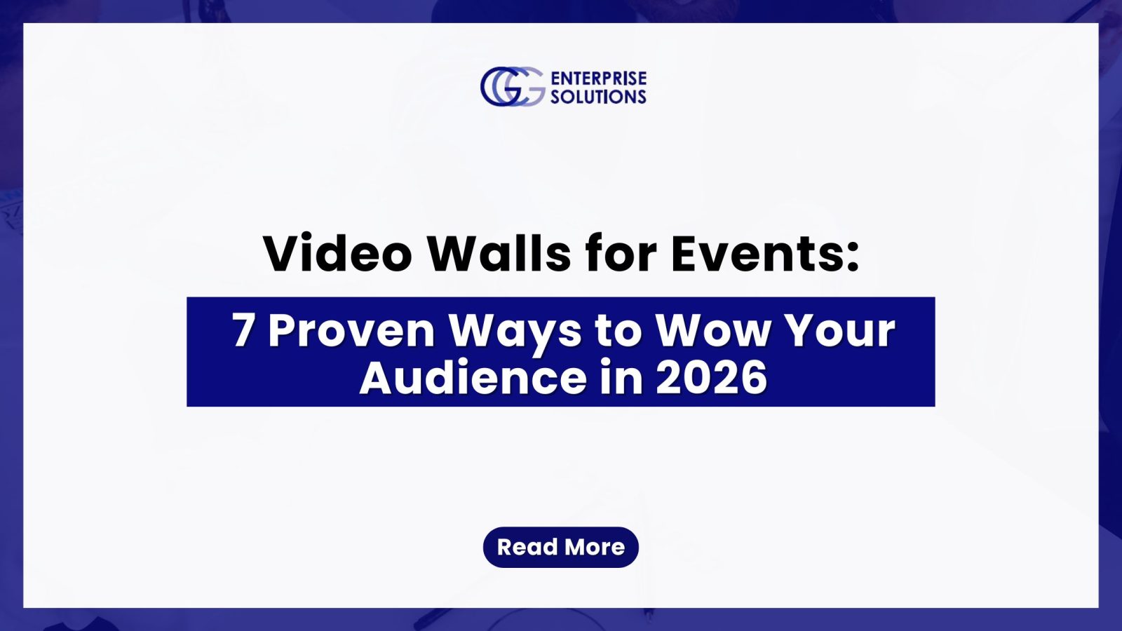 Video Walls for Events 7 Proven Ways to Wow Your Audience in 2026