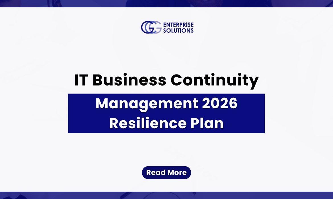 IT Business Continuity Management 2026 Resilience Plan — text-based blog image.