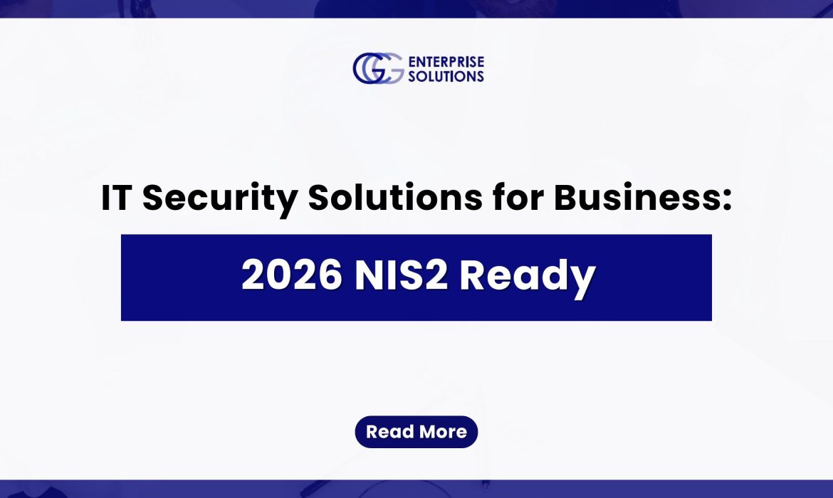 IT Security Solutions for Business: 2026 NIS2 Ready — text-based blog image.